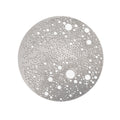 Brooch with magnetic closure - Lunar - large, matte