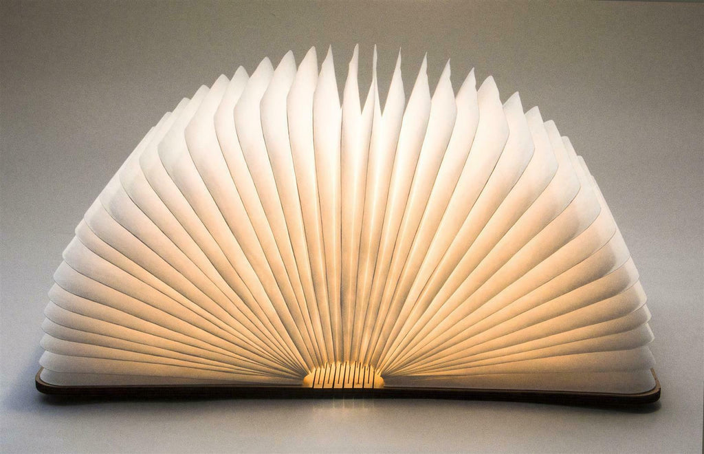 Walnut book lamp - A6 format