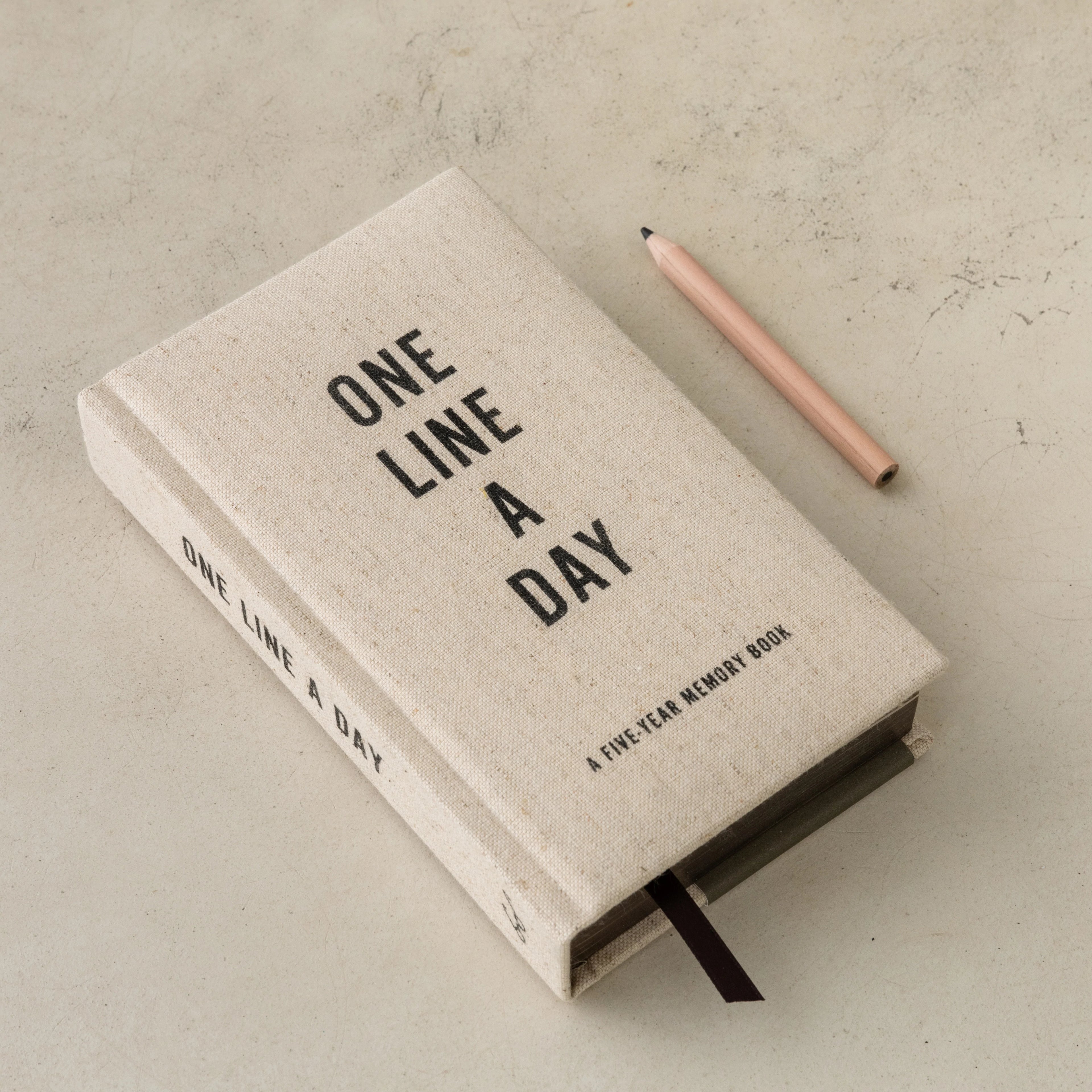 Tagebuch - One Line a Day - Schreiben Sie jeden Tag eine Zeile über fünf Jahre - LEINWAND