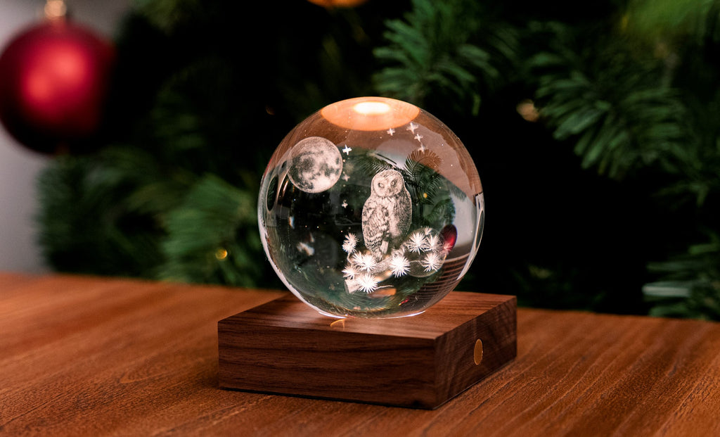 Gingko Design - Amber Crystal Light – dekorative LED-Kristallleuchte