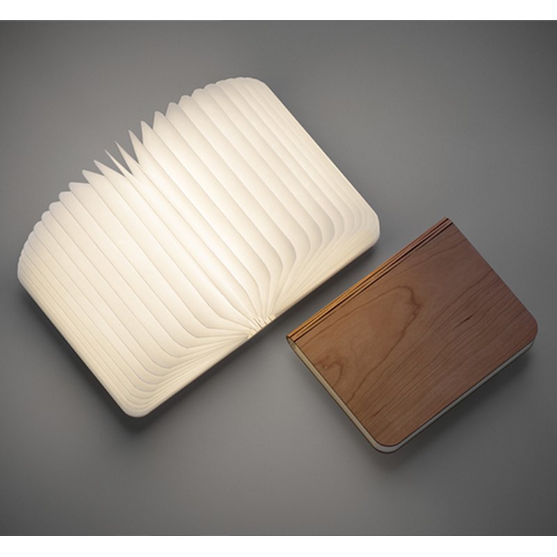 Walnut book lamp - A6 format