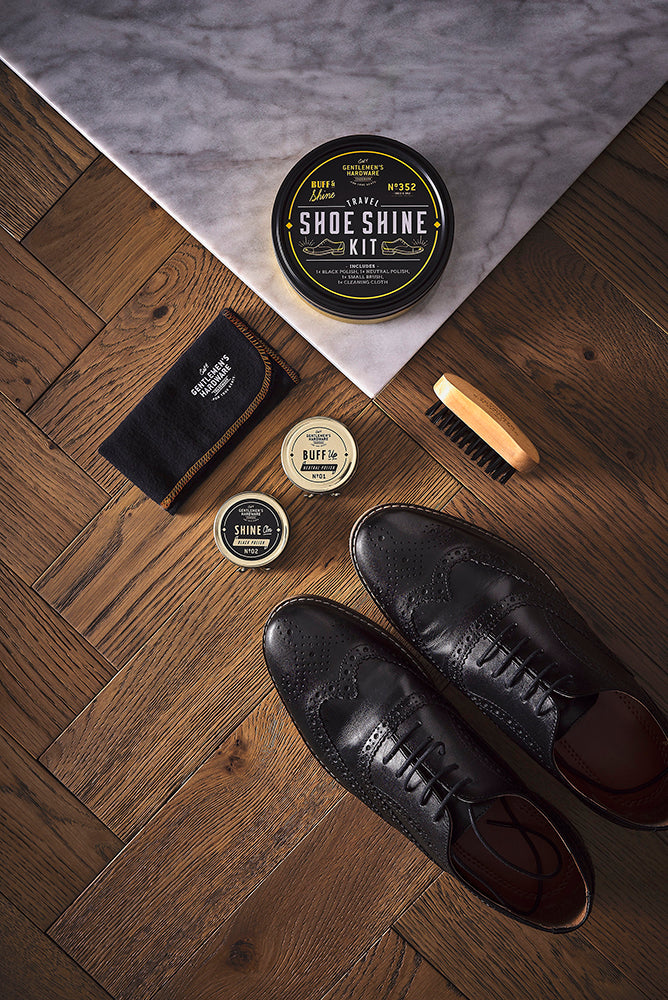 Skopudsesæt Travel Shoe Shine fra Gentlemen's Hardware no.352