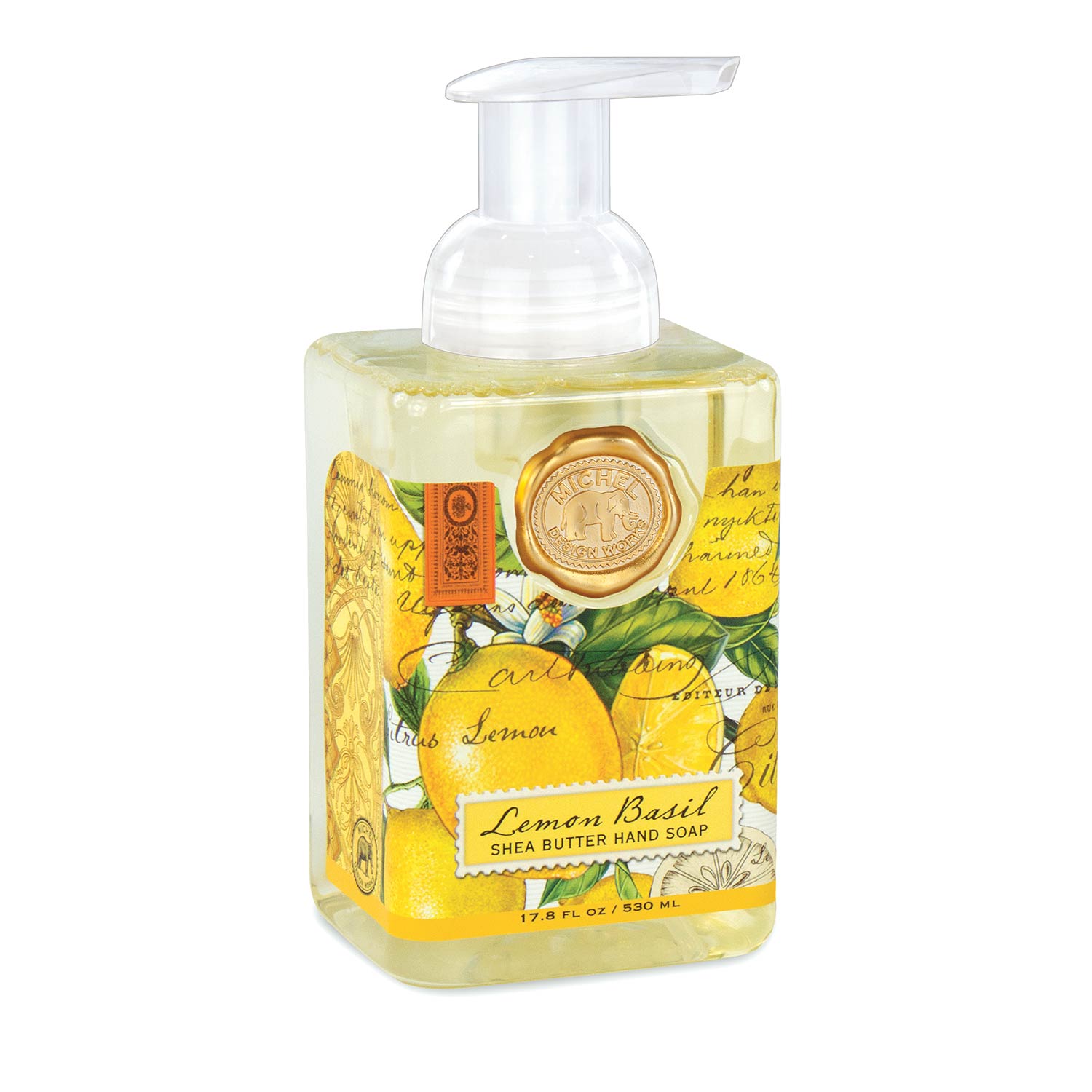 Skumhåndsæbe med aloe - Michel Design Works - Lemon Basil - Michel Design Works