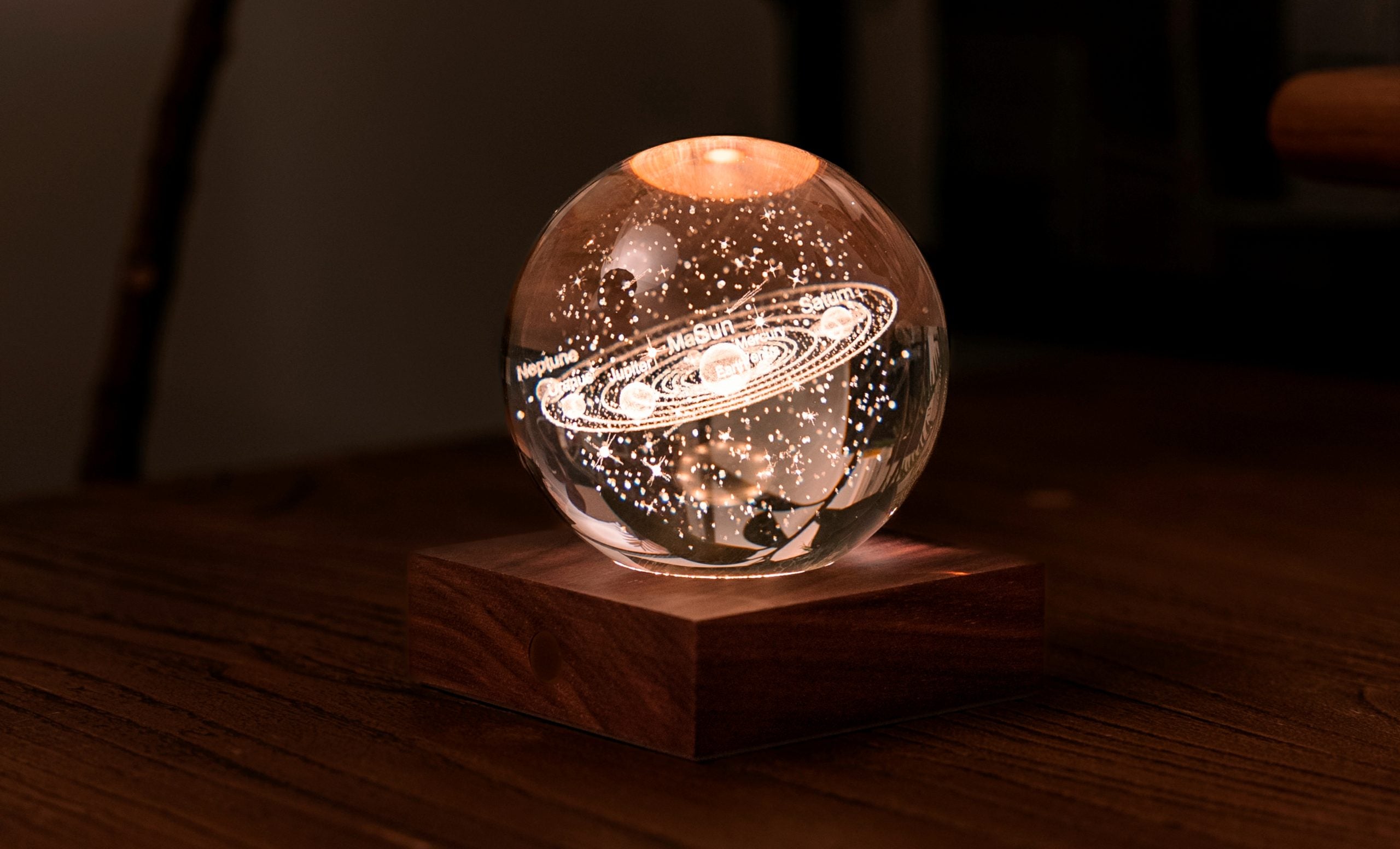 Gingko Design - Amber Crystal Light – dekorativ LED-krystal lampe