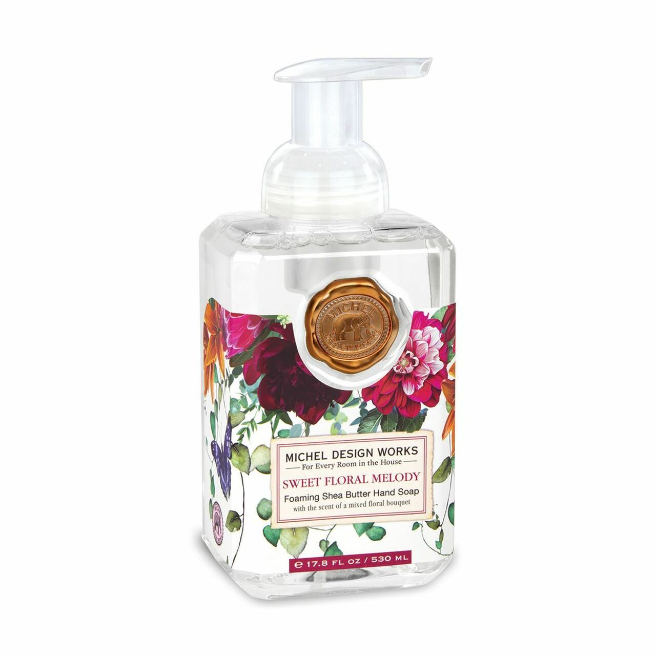 Skumhåndsæbe med aloe - Michel Design Works-  Sweet Floral Melody - Michel Design Works