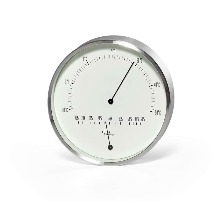 Thermometer und Hygrometer in elegantem und zeitlosem Design – Tempus von Philippi Design