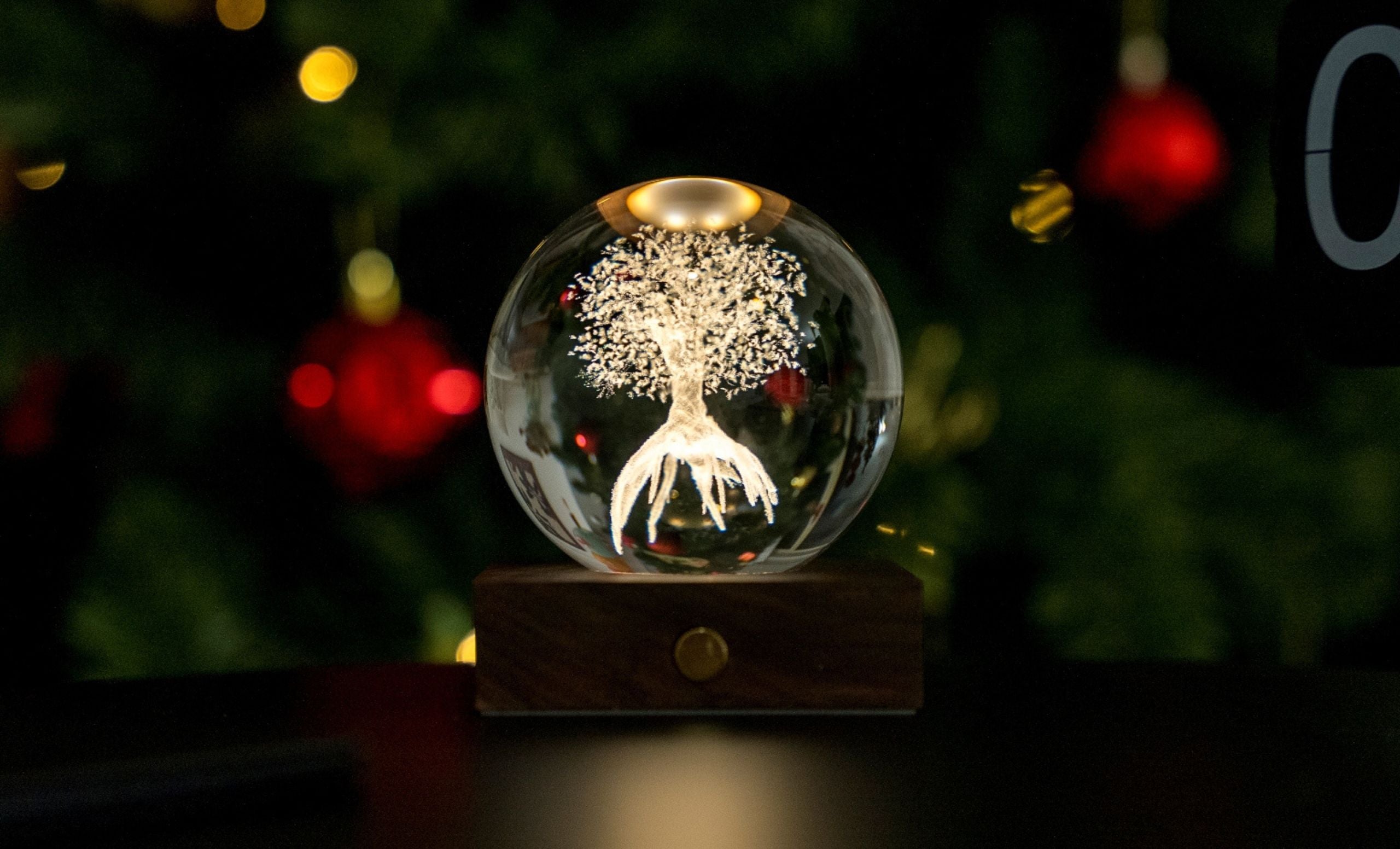 Gingko Design - Amber Crystal Light – dekorative LED-Kristallleuchte
