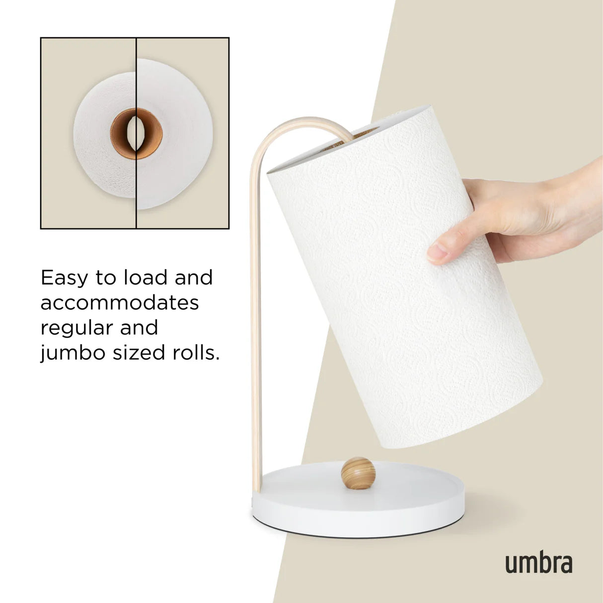 Umbra Bellwood Paper Towel Holder – Stylish and Sustainable