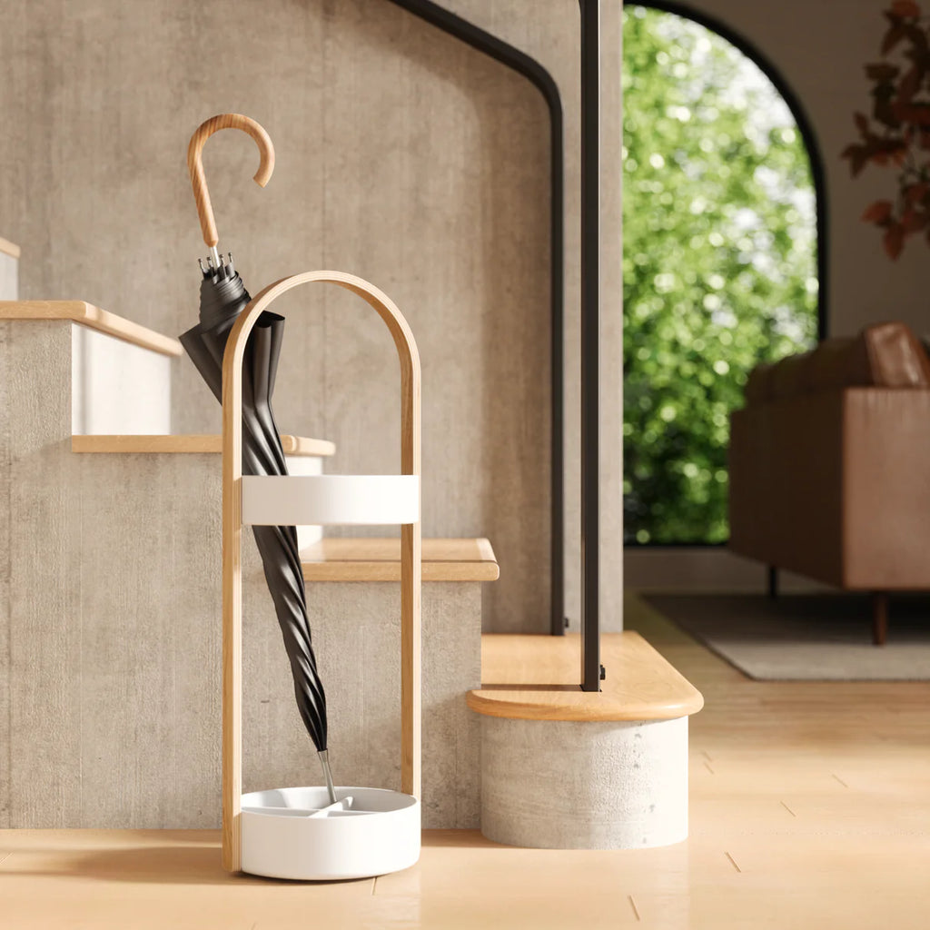Umbrella Stand - Bellwood - Stand for both full-size umbrellas and compact umbrellas - Umbra