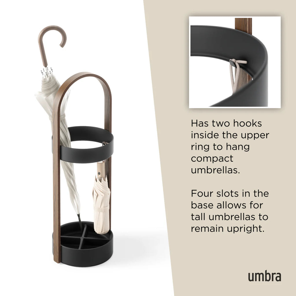 Umbrella Stand - Bellwood - Stand for both full-size umbrellas and compact umbrellas - Umbra