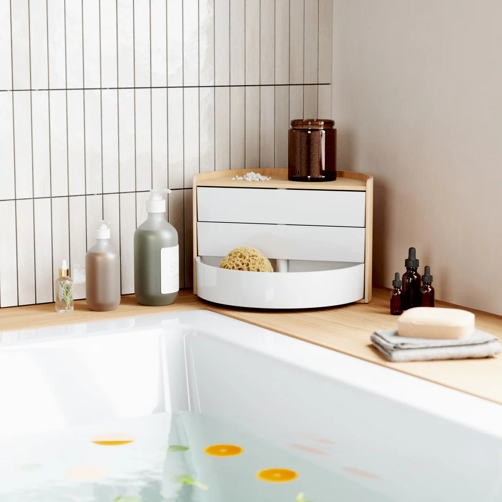 Umbra Moona Storage Box – Stylish storage with swivel drawers