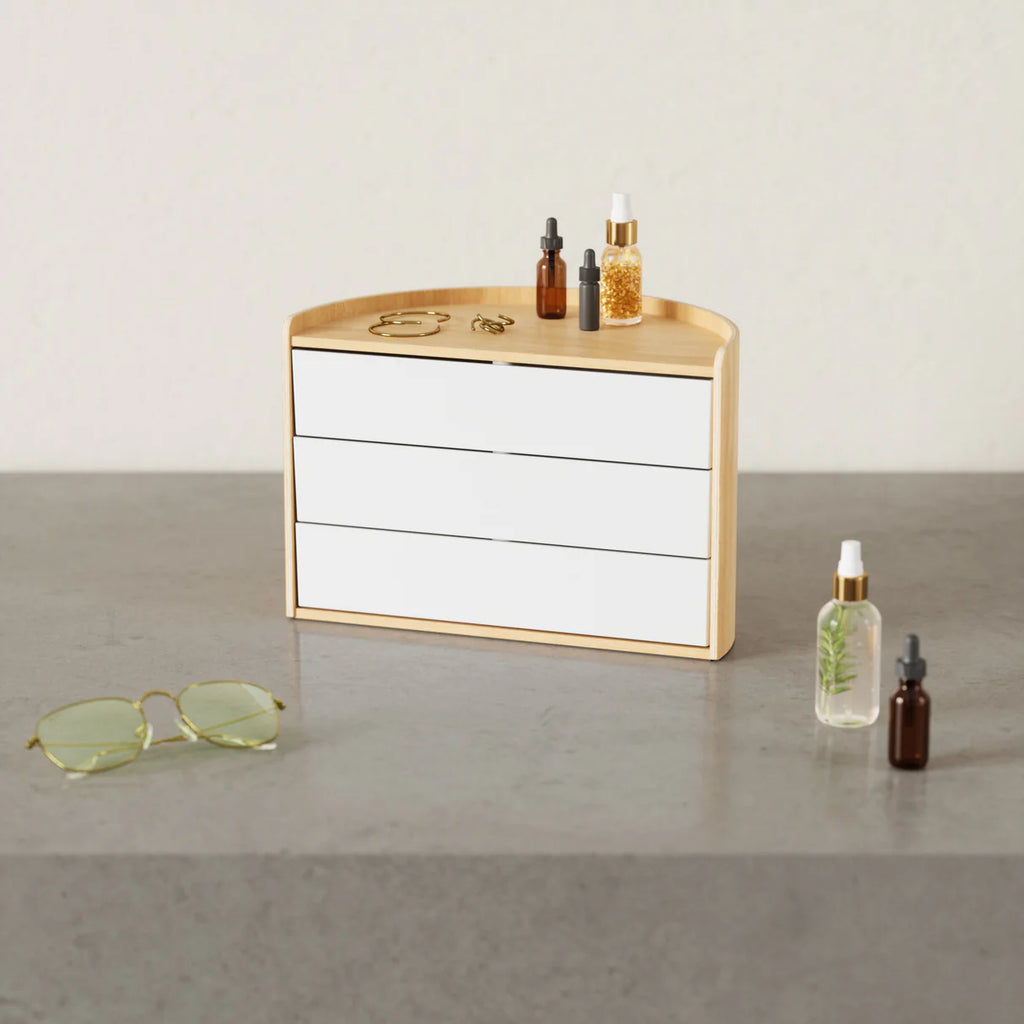 Umbra Moona Storage Box – Stylish storage with swivel drawers