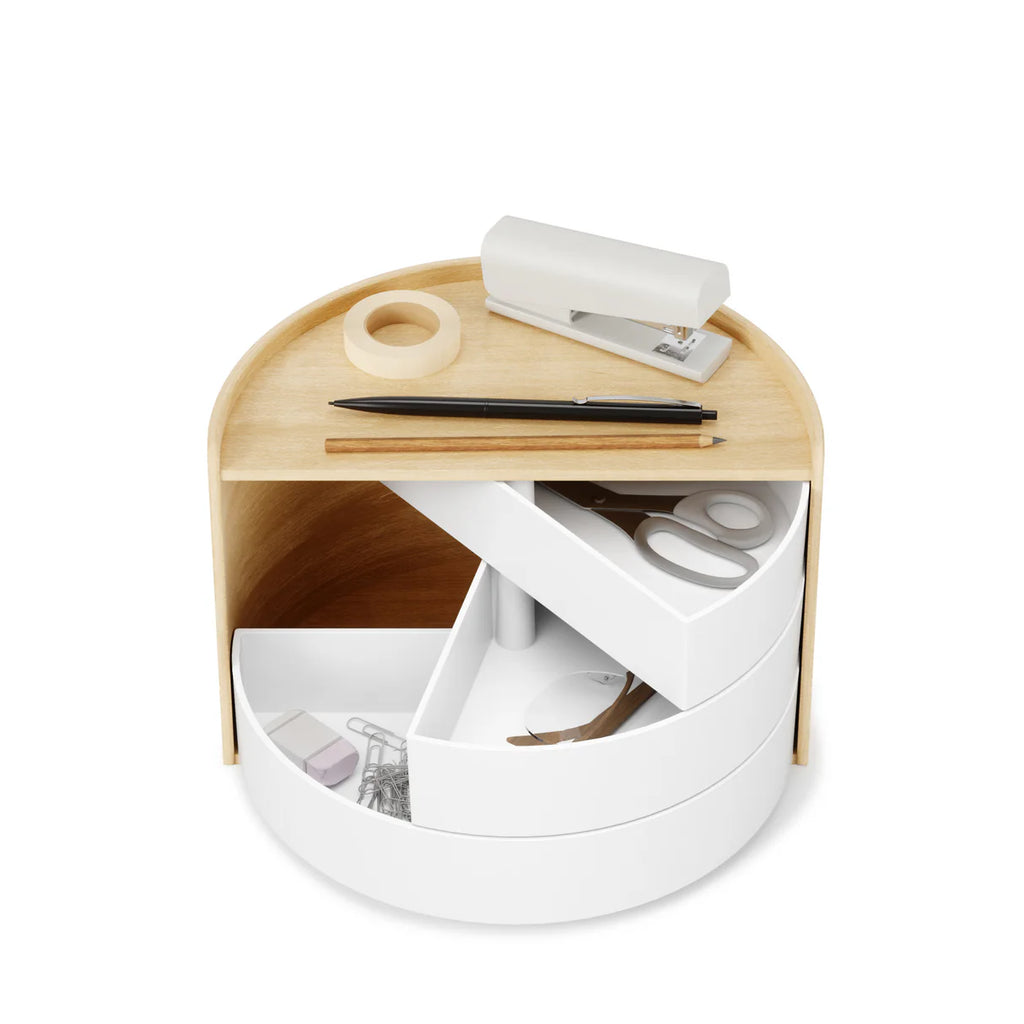 Umbra Moona Storage Box – Stylish storage with swivel drawers
