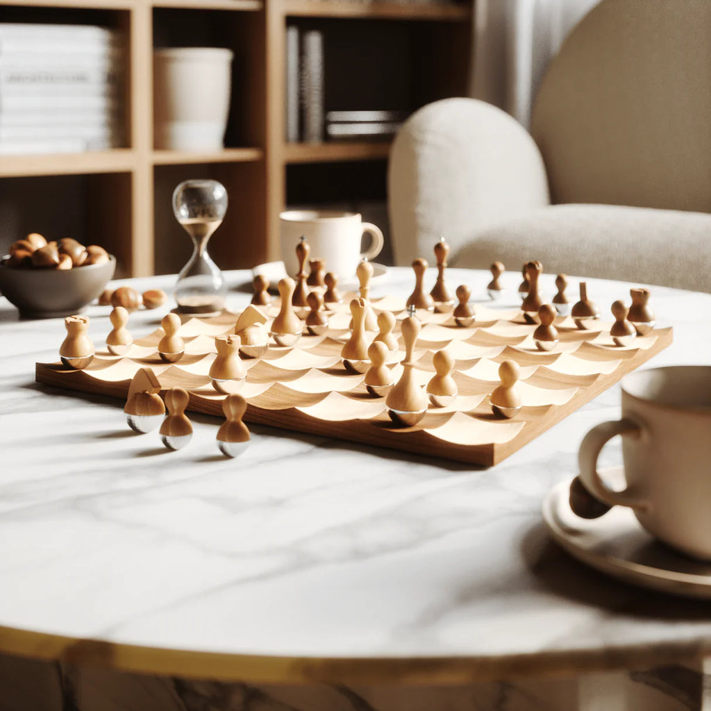 Umbra - Wobble Chess Set – Chess Set with Movement and Elegance