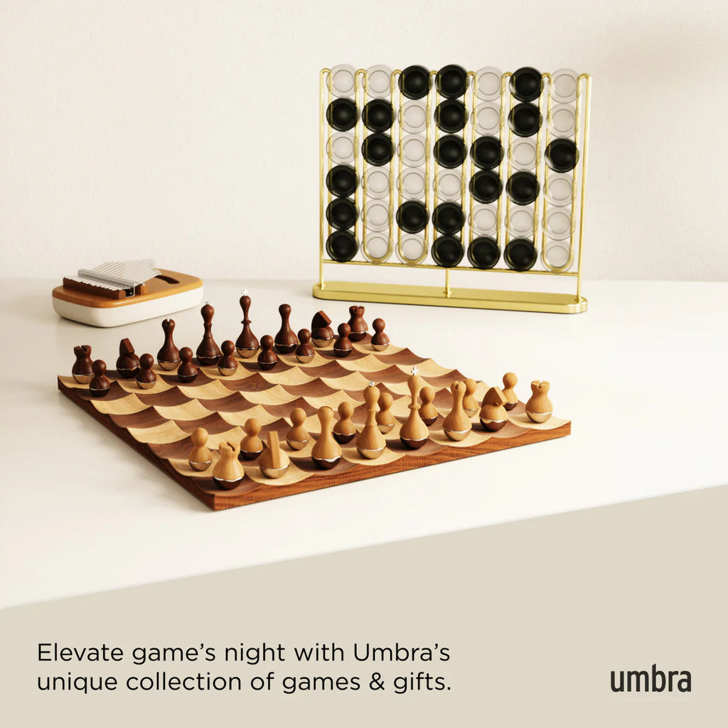 Umbra - Wobble Chess Set – Chess Set with Movement and Elegance
