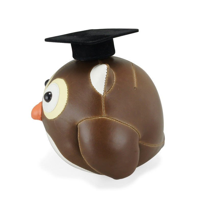 Zuny Cicci Buchstütze – Eule mit Doktorhut