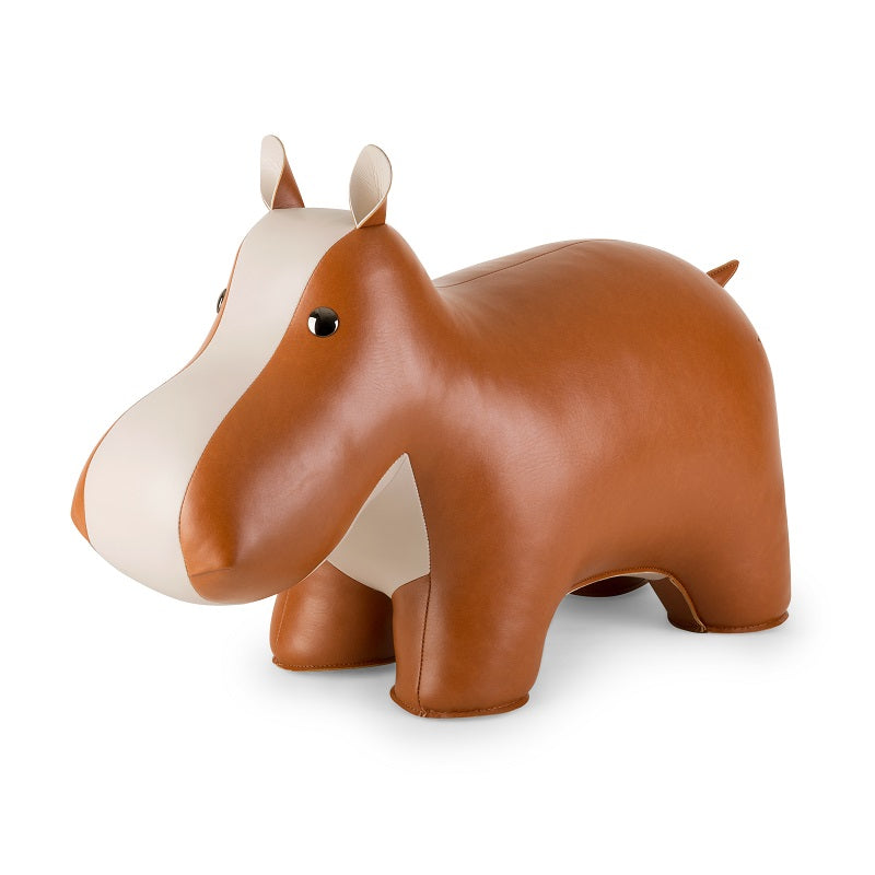 Zuny Nilpferd Hocker – Tan/Wheat