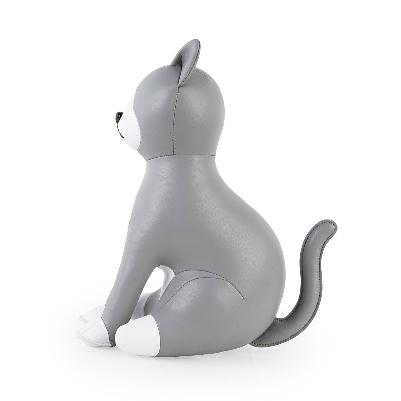 Zuny - Kat Tuxedo - Bogstøtte -  Grå - 1 kg